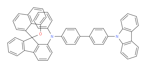 N-(4'-(9H-carbazol-9-yl)-[1,1'-biphenyl]-4-yl)-N-phenylspiro[fluorene-9,2'-naphtho[1,8-bc]furan]-1-amine