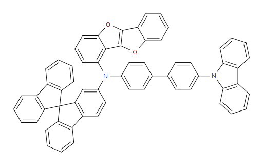 N-(9,9'-spirobi[fluoren]-2-yl)-N-(4'-(9H-carbazol-9-yl)-[1,1'-biphenyl]-4-yl)benzofuro[3,2-b]benzofuran-4-amine