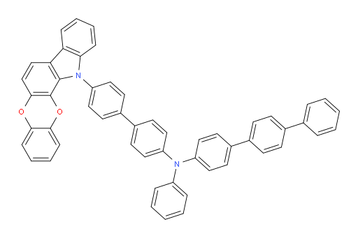 N-(4'-(12H-benzo[5,6][1,4]dioxino[2,3-a]carbazol-12-yl)-[1,1'-biphenyl]-4-yl)-N-phenyl-[1,1':4',1''-terphenyl]-4-amine