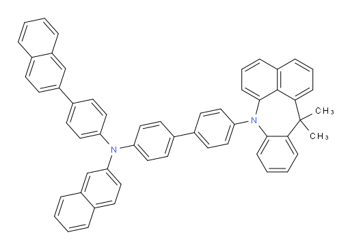 N-(4'-(12,12-dimethylbenzo[f]naphtho[1,8-bc]azepin-7(12H)-yl)-[1,1'-biphenyl]-4-yl)-N-(4-(naphthalen-2-yl)phenyl)naphthalen-2-amine