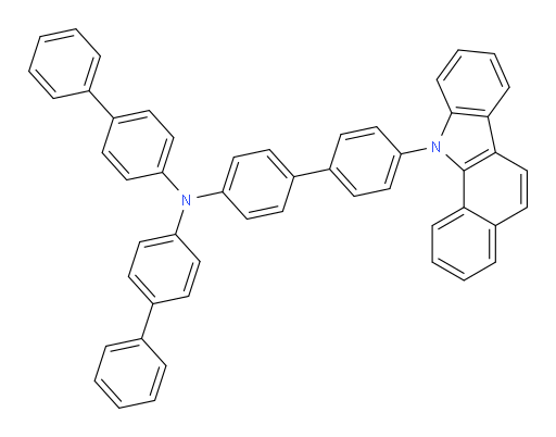 N,N-di([1,1'-biphenyl]-4-yl)-4'-(11H-benzo[a]carbazol-11-yl)-[1,1'-biphenyl]-4-amine