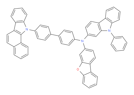 N-(4'-(11H-benzo[a]carbazol-11-yl)-[1,1'-biphenyl]-4-yl)-N-(dibenzo[b,d]furan-3-yl)-9-phenyl-9H-carbazol-2-amine