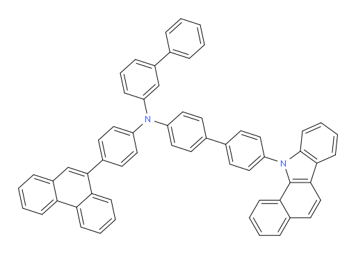 N-(4'-(11H-benzo[a]carbazol-11-yl)-[1,1'-biphenyl]-4-yl)-N-(4-(phenanthren-9-yl)phenyl)-[1,1'-biphenyl]-3-amine