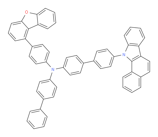 N-([1,1'-biphenyl]-4-yl)-4'-(11H-benzo[a]carbazol-11-yl)-N-(4-(dibenzo[b,d]furan-1-yl)phenyl)-[1,1'-biphenyl]-4-amine