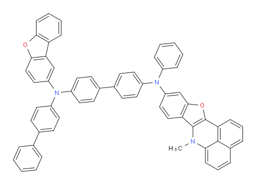 N4-([1,1'-biphenyl]-4-yl)-N4-(dibenzo[b,d]furan-2-yl)-N4'-(7-methyl-7H-benzo[de]benzofuro[3,2-b]quinolin-10-yl)-N4'-phenyl-[1,1'-biphenyl]-4,4'-diamine