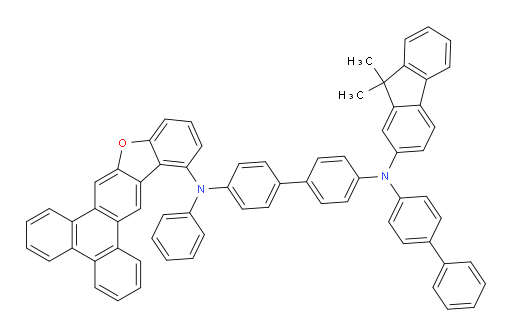 N4-([1,1'-biphenyl]-4-yl)-N4-(9,9-dimethyl-9H-fluoren-2-yl)-N4'-phenyl-N4'-(triphenyleno[2,3-b]benzofuran-14-yl)-[1,1'-biphenyl]-4,4'-diamine
