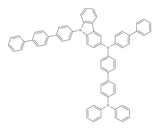 N4-([1,1'-biphenyl]-4-yl)-N4-(9-([1,1':4',1''-terphenyl]-4-yl)-9H-carbazol-3-yl)-N4',N4'-diphenyl-[1,1'-biphenyl]-4,4'-diamine