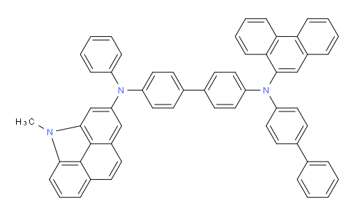 N4-([1,1'-biphenyl]-4-yl)-N4'-(4-methyl-4H-benzo[def]carbazol-2-yl)-N4-(phenanthren-9-yl)-N4'-phenyl-[1,1'-biphenyl]-4,4'-diamine