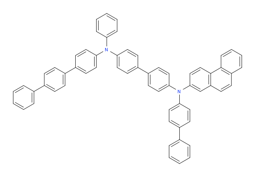 N4-([1,1'-biphenyl]-4-yl)-N4'-([1,1':4',1''-terphenyl]-4-yl)-N4-(phenanthren-2-yl)-N4'-phenyl-[1,1'-biphenyl]-4,4'-diamine