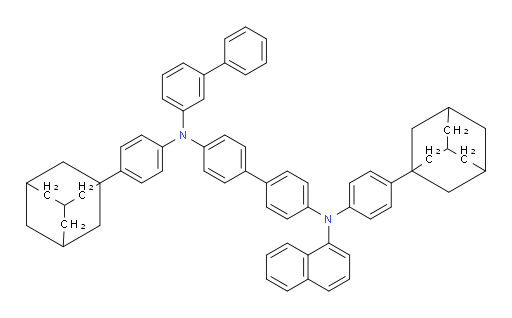 N4-([1,1'-biphenyl]-3-yl)-N4,N4'-bis(4-(adamantan-1-yl)phenyl)-N4'-(naphthalen-1-yl)-[1,1'-biphenyl]-4,4'-diamine