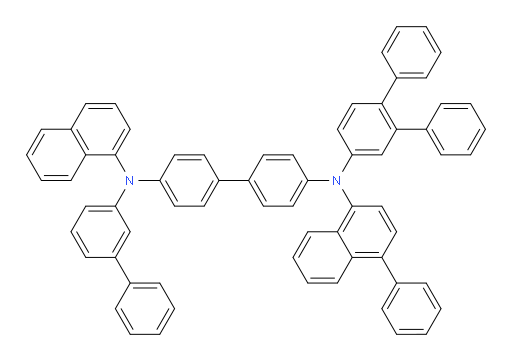 N4-([1,1'-biphenyl]-3-yl)-N4'-([1,1':2',1''-terphenyl]-4'-yl)-N4-(naphthalen-1-yl)-N4'-(4-phenylnaphthalen-1-yl)-[1,1'-biphenyl]-4,4'-diamine