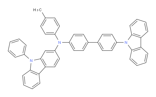 N-(4'-(9H-carbazol-9-yl)-[1,1'-biphenyl]-4-yl)-9-phenyl-N-(p-tolyl)-9H-carbazol-2-amine