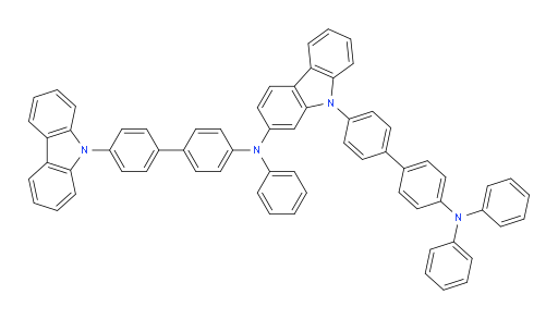 N-(4'-(9H-carbazol-9-yl)-[1,1'-biphenyl]-4-yl)-9-(4'-(diphenylamino)-[1,1'-biphenyl]-4-yl)-N-phenyl-9H-carbazol-2-amine