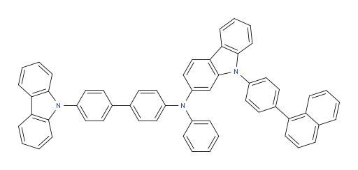 N-(4'-(9H-carbazol-9-yl)-[1,1'-biphenyl]-4-yl)-9-(4-(naphthalen-1-yl)phenyl)-N-phenyl-9H-carbazol-2-amine