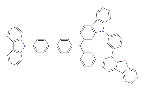N-(4'-(9H-carbazol-9-yl)-[1,1'-biphenyl]-4-yl)-9-(3-(dibenzo[b,d]furan-4-yl)phenyl)-N-phenyl-9H-carbazol-2-amine