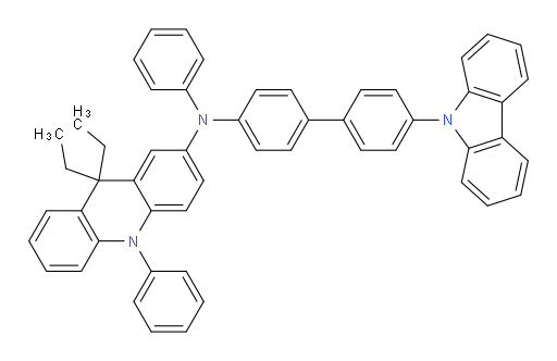 N-(4'-(9H-carbazol-9-yl)-[1,1'-biphenyl]-4-yl)-9,9-diethyl-N,10-diphenyl-9,10-dihydroacridin-2-amine