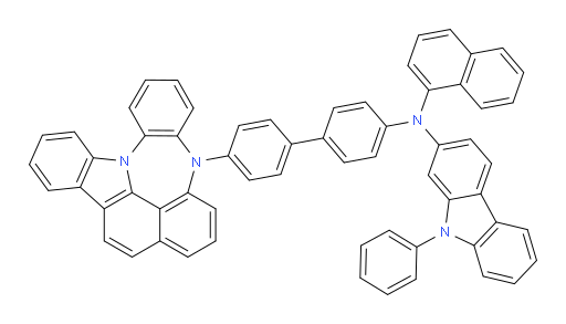 N-(4'-(4H-4,8b-diazaindeno[1,2,3-gh]pleiaden-4-yl)-[1,1'-biphenyl]-4-yl)-N-(naphthalen-1-yl)-9-phenyl-9H-carbazol-2-amine