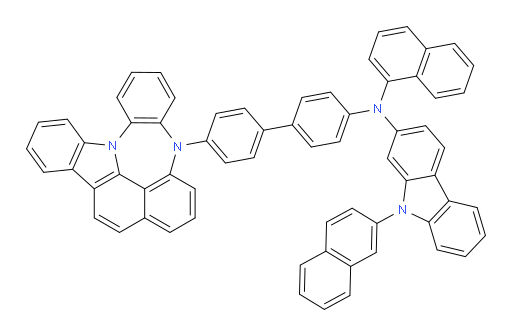 N-(4'-(4H-4,8b-diazaindeno[1,2,3-gh]pleiaden-4-yl)-[1,1'-biphenyl]-4-yl)-N-(naphthalen-1-yl)-9-(naphthalen-2-yl)-9H-carbazol-2-amine