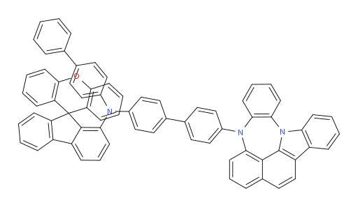 N-(4'-(4H-4,8b-diazaindeno[1,2,3-gh]pleiaden-4-yl)-[1,1'-biphenyl]-4-yl)-N-([1,1'-biphenyl]-4-yl)spiro[fluorene-9,9'-xanthen]-1-amine