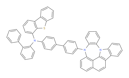 N-(4'-(4H-4,8b-diazaindeno[1,2,3-gh]pleiaden-4-yl)-[1,1'-biphenyl]-4-yl)-N-([1,1'-biphenyl]-2-yl)dibenzo[b,d]thiophen-4-amine