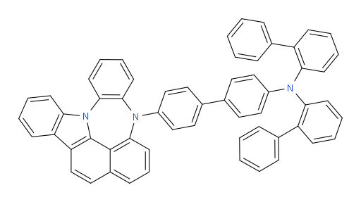 N-(4'-(4H-4,8b-diazaindeno[1,2,3-gh]pleiaden-4-yl)-[1,1'-biphenyl]-4-yl)-N-([1,1'-biphenyl]-2-yl)-[1,1'-biphenyl]-2-amine