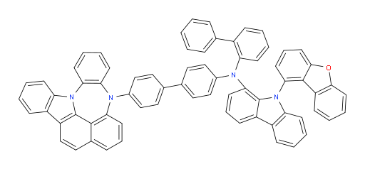 N-(4'-(4H-4,8b-diazaindeno[1,2,3-gh]pleiaden-4-yl)-[1,1'-biphenyl]-4-yl)-N-([1,1'-biphenyl]-2-yl)-9-(dibenzo[b,d]furan-1-yl)-9H-carbazol-1-amine