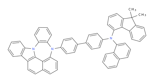N-(4'-(4H-4,8b-diazaindeno[1,2,3-gh]pleiaden-4-yl)-[1,1'-biphenyl]-4-yl)-9,9-dimethyl-N-(naphthalen-1-yl)-9H-fluoren-4-amine