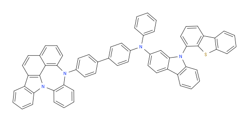 N-(4'-(4H-4,8b-diazaindeno[1,2,3-gh]pleiaden-4-yl)-[1,1'-biphenyl]-4-yl)-9-(dibenzo[b,d]thiophen-4-yl)-N-phenyl-9H-carbazol-2-amine