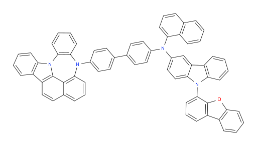 N-(4'-(4H-4,8b-diazaindeno[1,2,3-gh]pleiaden-4-yl)-[1,1'-biphenyl]-4-yl)-9-(dibenzo[b,d]furan-4-yl)-N-(naphthalen-1-yl)-9H-carbazol-3-amine