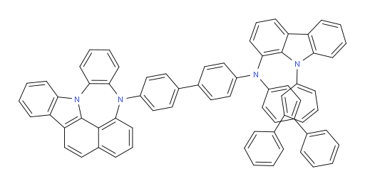 N-(4'-(4H-4,8b-diazaindeno[1,2,3-gh]pleiaden-4-yl)-[1,1'-biphenyl]-4-yl)-9-([1,1'-biphenyl]-3-yl)-N-([1,1'-biphenyl]-4-yl)-9H-carbazol-1-amine