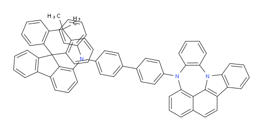 N-(4'-(4H-4,8b-diazaindeno[1,2,3-gh]pleiaden-4-yl)-[1,1'-biphenyl]-4-yl)-10,10-dimethyl-N-phenyl-10H-spiro[anthracene-9,9'-fluoren]-1'-amine