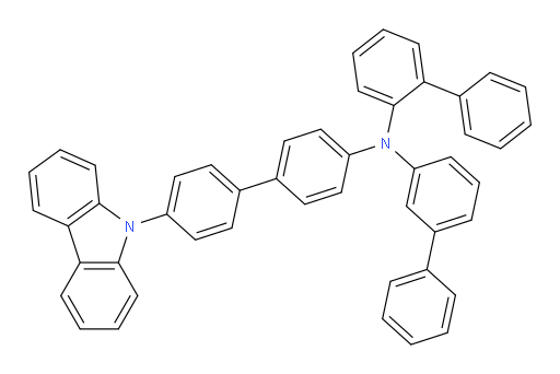 N-(4'-(9H-carbazol-9-yl)-[1,1'-biphenyl]-4-yl)-N-([1,1'-biphenyl]-3-yl)-[1,1'-biphenyl]-2-amine
