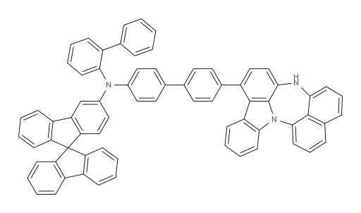 N-(4'-(4H-naphtho[1',8':5,6,7][1,4]diazepino[3,2,1-jk]carbazol-7-yl)-[1,1'-biphenyl]-4-yl)-N-([1,1'-biphenyl]-2-yl)-9,9'-spirobi[fluoren]-3-amine