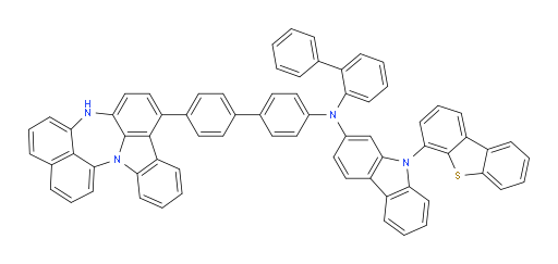N-(4'-(4H-naphtho[1',8':5,6,7][1,4]diazepino[3,2,1-jk]carbazol-7-yl)-[1,1'-biphenyl]-4-yl)-N-([1,1'-biphenyl]-2-yl)-9-(dibenzo[b,d]thiophen-4-yl)-9H-carbazol-2-amine