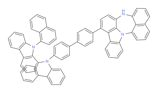 N-(4'-(4H-naphtho[1',8':5,6,7][1,4]diazepino[3,2,1-jk]carbazol-7-yl)-[1,1'-biphenyl]-4-yl)-N-([1,1'-biphenyl]-2-yl)-9-(naphthalen-1-yl)-9H-carbazol-1-amine