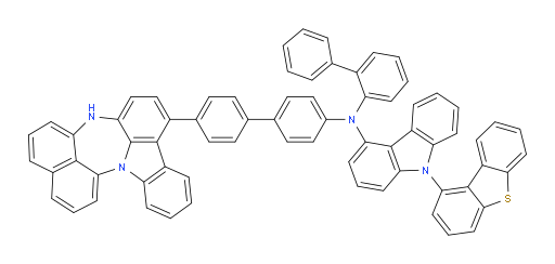 N-(4'-(4H-naphtho[1',8':5,6,7][1,4]diazepino[3,2,1-jk]carbazol-7-yl)-[1,1'-biphenyl]-4-yl)-N-([1,1'-biphenyl]-2-yl)-9-(dibenzo[b,d]thiophen-1-yl)-9H-carbazol-4-amine