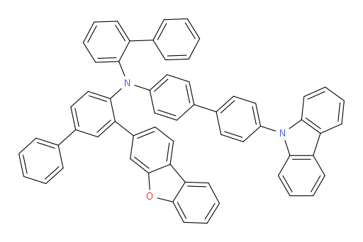 N-(4'-(9H-carbazol-9-yl)-[1,1'-biphenyl]-4-yl)-N-(3-(dibenzo[b,d]furan-3-yl)-[1,1'-biphenyl]-4-yl)-[1,1'-biphenyl]-2-amine