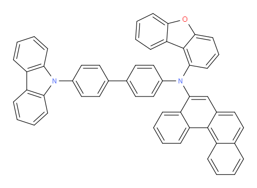 N-(4'-(9H-carbazol-9-yl)-[1,1'-biphenyl]-4-yl)-N-(benzo[c]phenanthren-5-yl)dibenzo[b,d]furan-1-amine