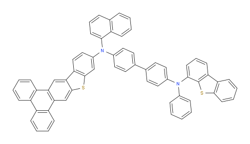 N4-(benzo[b]triphenyleno[2,3-d]thiophen-12-yl)-N4'-(dibenzo[b,d]thiophen-4-yl)-N4-(naphthalen-1-yl)-N4'-phenyl-[1,1'-biphenyl]-4,4'-diamine