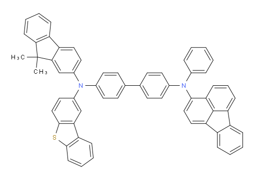 N4-(dibenzo[b,d]thiophen-2-yl)-N4-(9,9-dimethyl-9H-fluoren-2-yl)-N4'-(fluoranthen-3-yl)-N4'-phenyl-[1,1'-biphenyl]-4,4'-diamine