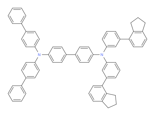 N4,N4-di([1,1'-biphenyl]-4-yl)-N4',N4'-bis(3-(2,3-dihydro-1H-inden-4-yl)phenyl)-[1,1'-biphenyl]-4,4'-diamine