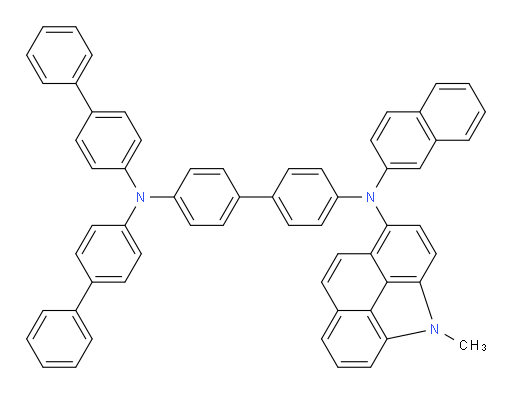 N4,N4-di([1,1'-biphenyl]-4-yl)-N4'-(4-methyl-4H-benzo[def]carbazol-1-yl)-N4'-(naphthalen-2-yl)-[1,1'-biphenyl]-4,4'-diamine