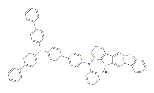 N4,N4-di([1,1'-biphenyl]-4-yl)-N4'-(11-methyl-11H-benzo[4,5]thieno[3,2-b]carbazol-10-yl)-N4'-phenyl-[1,1'-biphenyl]-4,4'-diamine