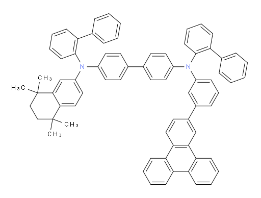 N4,N4'-di([1,1'-biphenyl]-2-yl)-N4-(5,5,8,8-tetramethyl-5,6,7,8-tetrahydronaphthalen-2-yl)-N4'-(3-(triphenylen-2-yl)phenyl)-[1,1'-biphenyl]-4,4'-diamine
