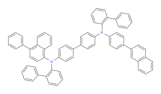 N4,N4'-di([1,1'-biphenyl]-2-yl)-N4-(4-(naphthalen-2-yl)phenyl)-N4'-(4-phenylnaphthalen-1-yl)-[1,1'-biphenyl]-4,4'-diamine