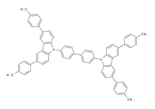 4,4'-bis(3,6-di-p-tolyl-9H-carbazol-9-yl)-1,1'-biphenyl