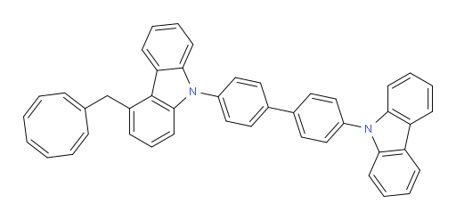 9-(4'-(9H-carbazol-9-yl)-[1,1'-biphenyl]-4-yl)-4-((1Z,3Z,5Z,7Z)-cycloocta-1,3,5,7-tetraen-1-ylmethyl)-9H-carbazole
