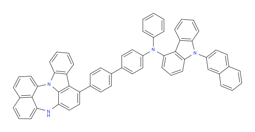 N-(4'-(4H-naphtho[1',8':5,6,7][1,4]diazepino[3,2,1-jk]carbazol-7-yl)-[1,1'-biphenyl]-4-yl)-9-(naphthalen-2-yl)-N-phenyl-9H-carbazol-4-amine