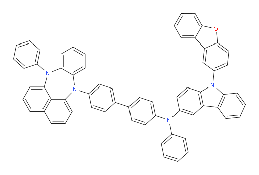9-(dibenzo[b,d]furan-2-yl)-N-phenyl-N-(4'-(12-phenylbenzo[b]naphtho[1,8-ef][1,4]diazepin-7(12H)-yl)-[1,1'-biphenyl]-4-yl)-9H-carbazol-3-amine