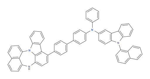 N-(4'-(4H-naphtho[1',8':5,6,7][1,4]diazepino[3,2,1-jk]carbazol-7-yl)-[1,1'-biphenyl]-4-yl)-9-(naphthalen-1-yl)-N-phenyl-9H-carbazol-3-amine